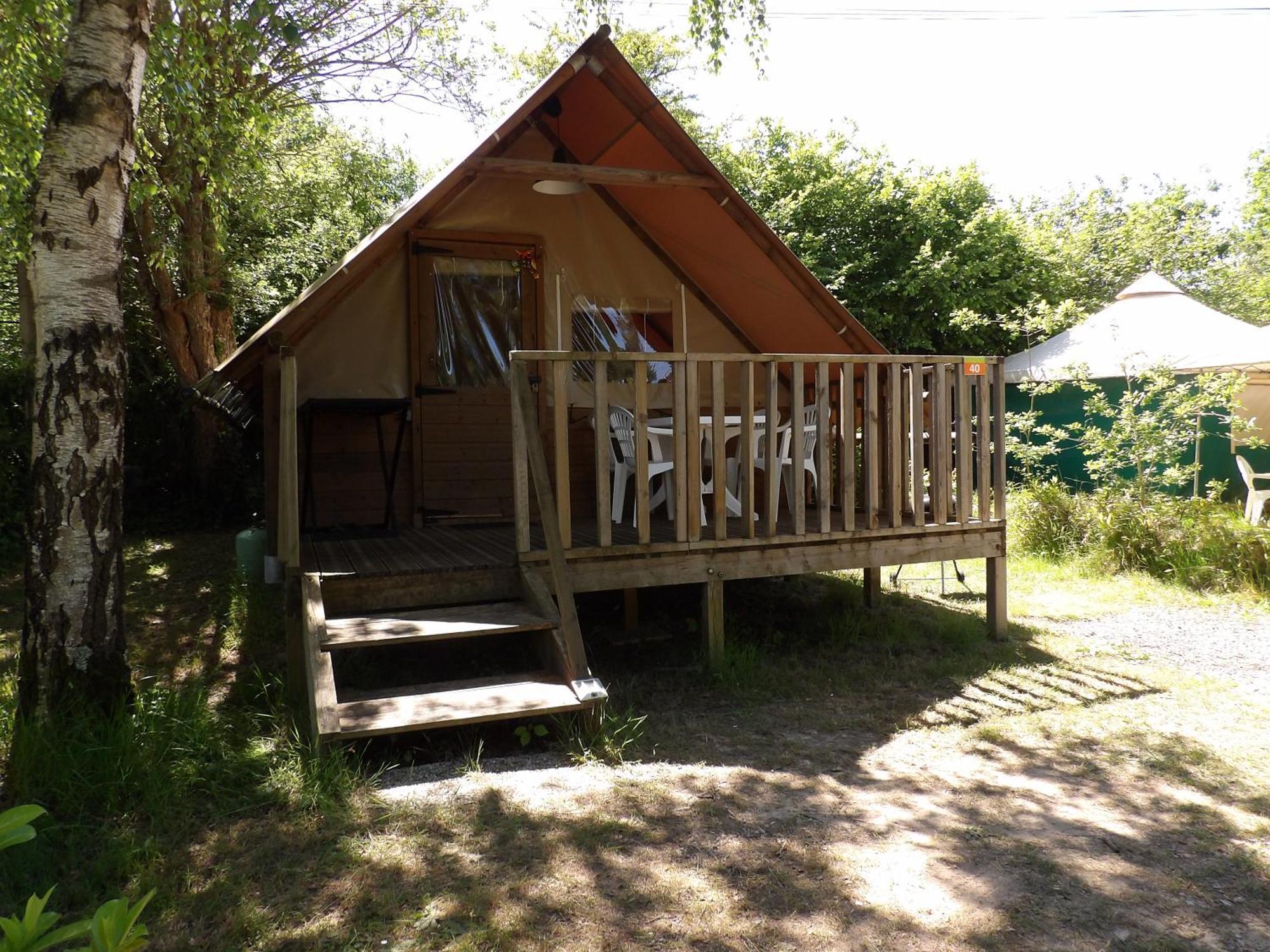 Camping Smile&Braudieres Mézières-sous-Lavardin Exterior foto